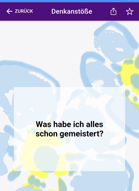 Täglich ein Denkanstoß